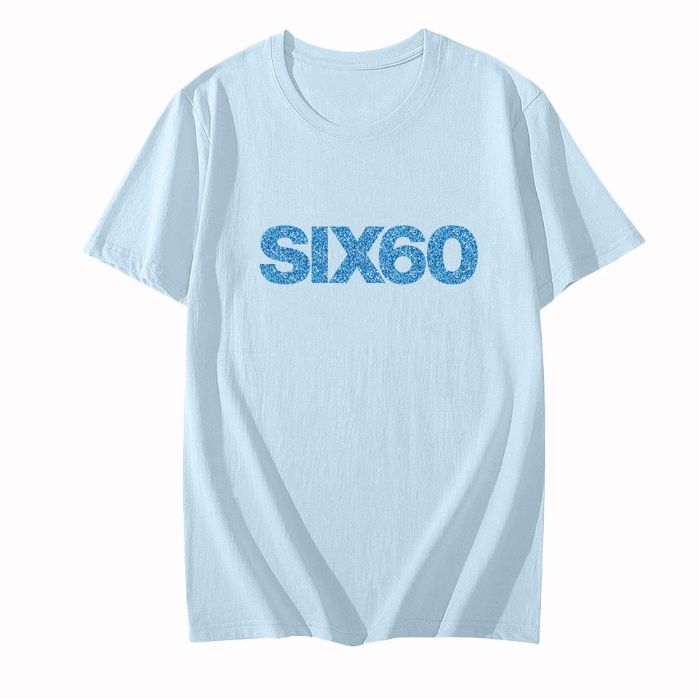 

Six60 T-Shirt Casual Fashion Unisex Tops Soft Cotton Round Neck Tee Short Sleeve T Shirt for Summer Graphic Printing Clothing XXL світло-синій колір