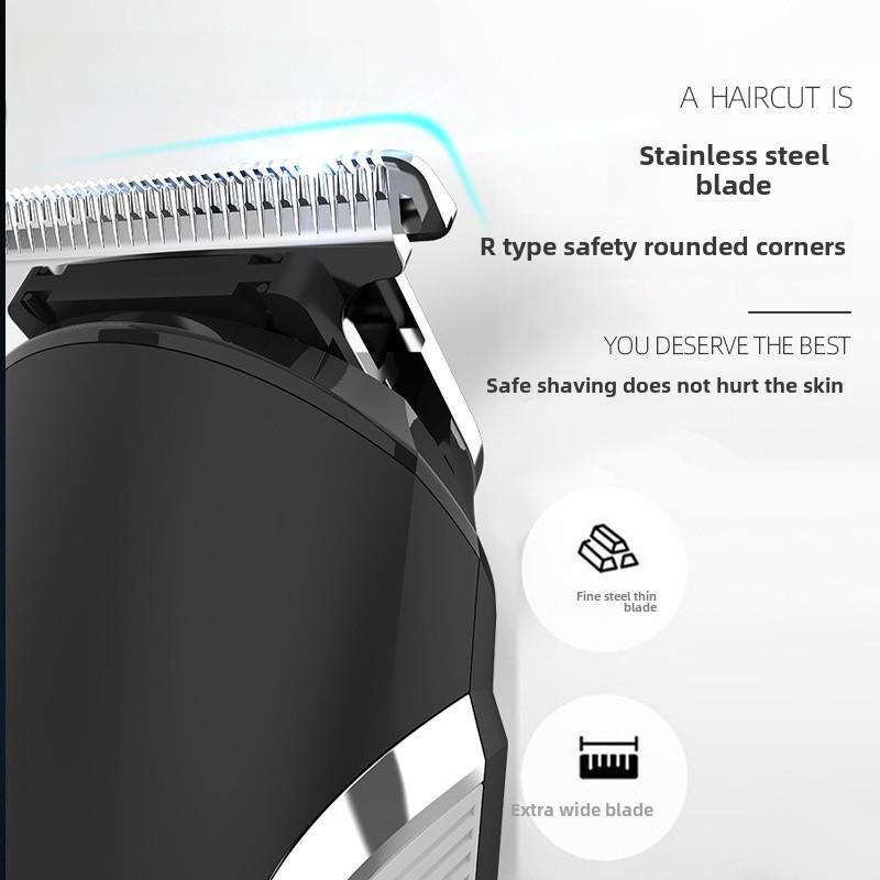 Digital Display Hair Clipper Set: Electric Trimmer for Hair Salons & Precision Shaving