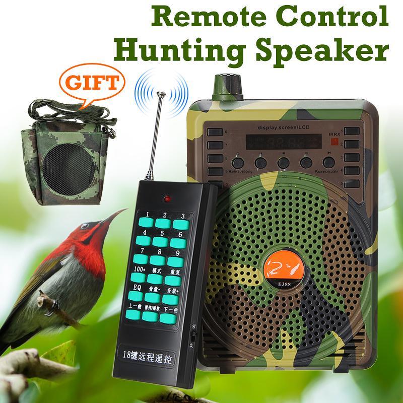 Buy Camouflage 48W Hunting Decoys Speaker Bird Caller Predator Sound MP3 Player Remote Control