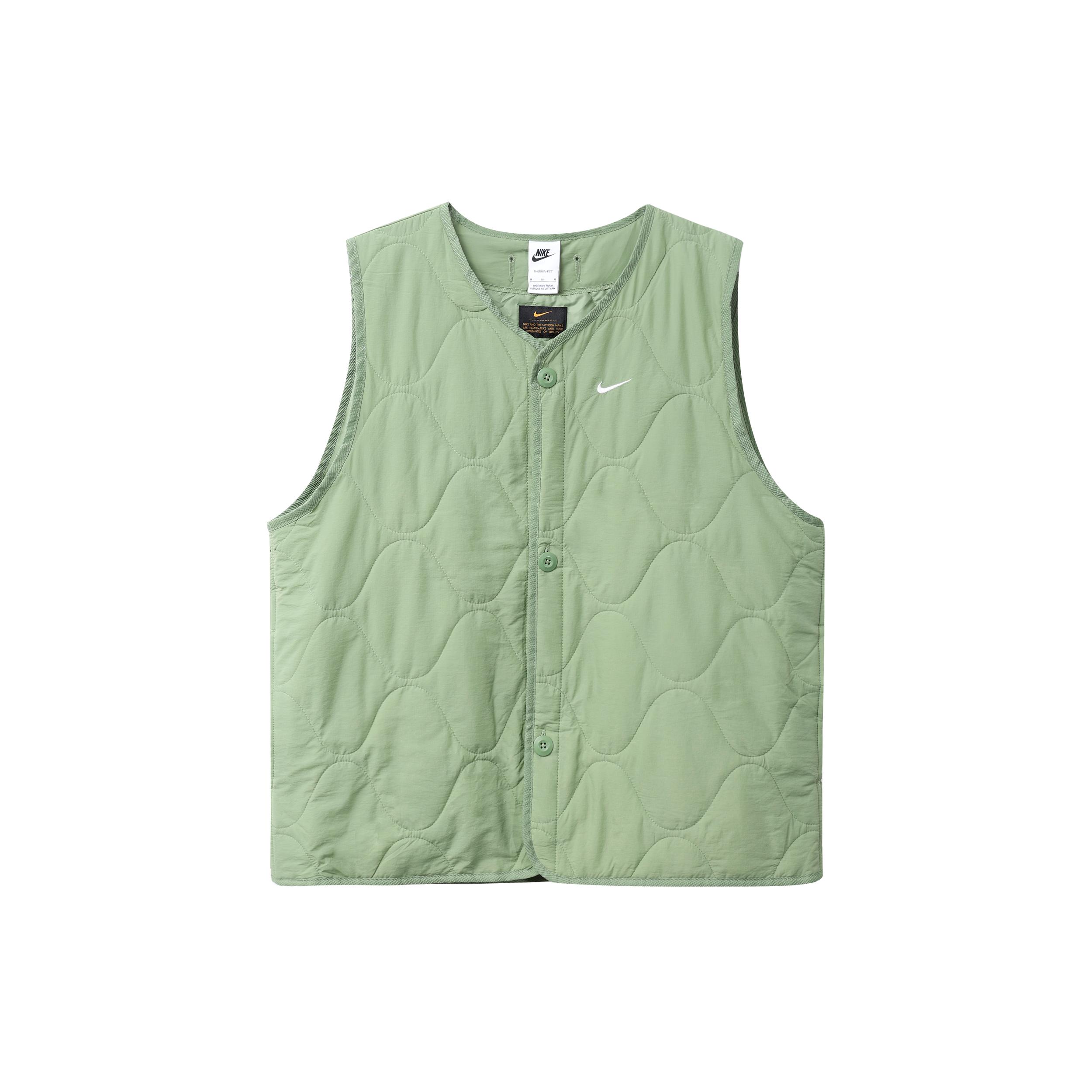 Nike Vests Men s Oil Green V neck Moderate Other DX0891-386 XXL