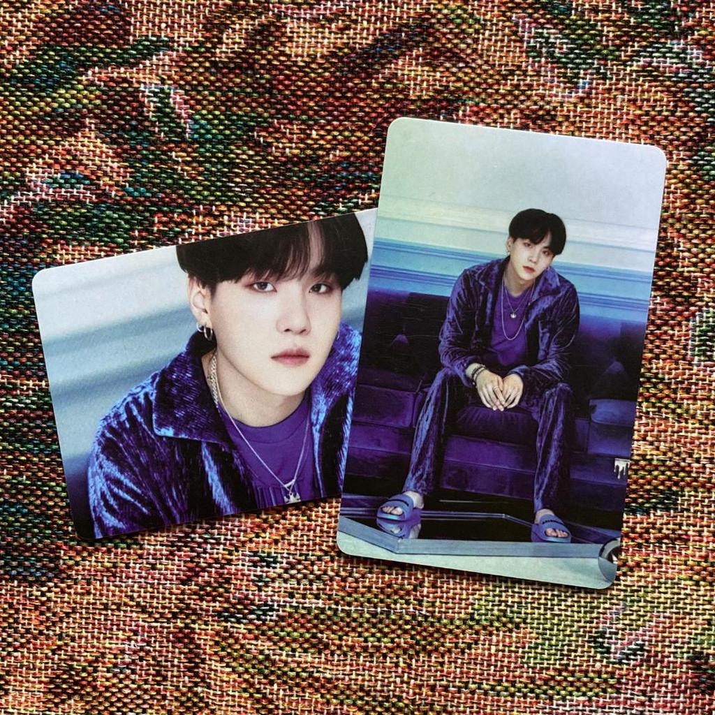 [USED] BTS Yoongi BE Unreleased Lucky Drop Trading Cards (2 Pieces)