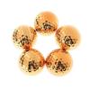 Double Layer Golden Golfs Ball Exquisite Practice Ball  For Golfer Training Aid Accessory