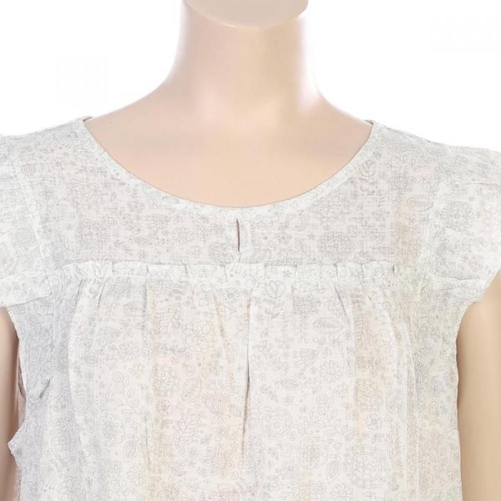 BARBARA Women S Gray Crepe Homewear dreSS Agw4629l