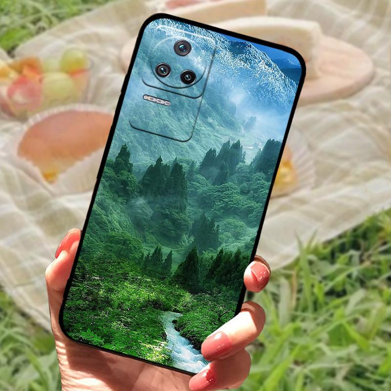 Für Poco F4 5G Hülle Poco F5 Pro Silikon TPU Bumper Weiche Handyhülle Für Xiaomi Poco F4 GT 5G Cartoon Tier Hülle Fundas Cases