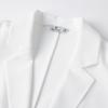 Commuter seven quarter sleeve shoulder silhouette suit jacket