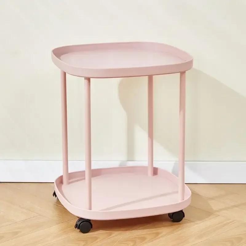 Small Movable Tea Table Bedside Tatami Tea Table Sofa, Coffee Tea Table, Small Side Table