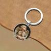 Small Angel Keyring With Time Gem Jewelry Silver Zinc Alloy For Special Occasions