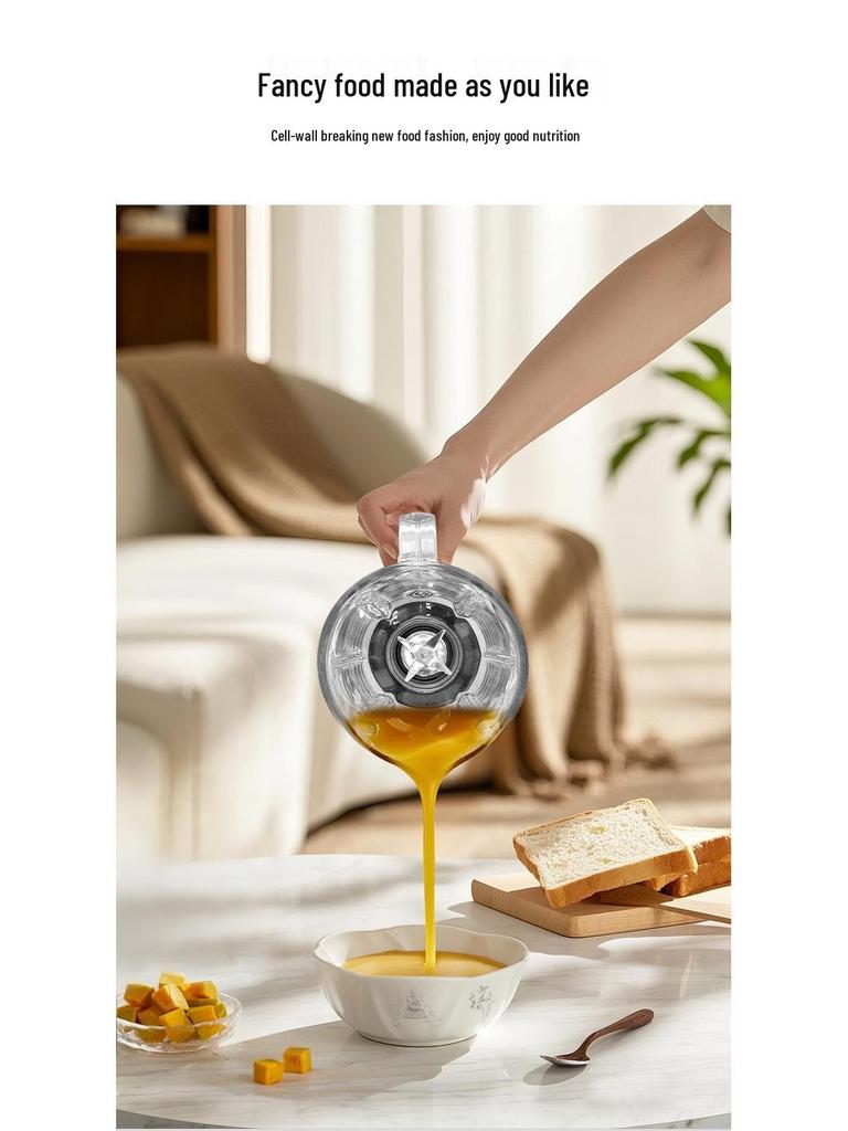 High-Speed Glass Blender Juicer & Multifunctional Food Processor for Baby Food Grinding