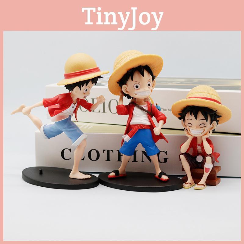 Charming Luffy Q Version Anime Figurine With Pvc Material Ideal For Display