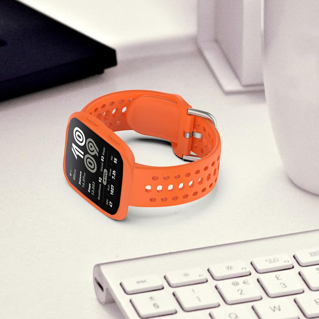 Originální silikonový+pouzdro pro Amazfit Bip 6 řemínek příslušenství Měkký prodyšný Correa+Ochranný nárazník kryt pro náramek Amazfit Bip6