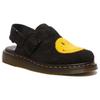 Dr. Martens Jorge Smiley® Suede Round Toe Lace-Up Casual Shoes Men Casual Shoes Black 31391005