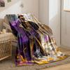 Goldene spartanische Krieger-Decke Schlafzimmer-Decke für Wohnzimmer-Sofa Mittagspause Weicher Überwurf für Freundes-Festival Geschenk