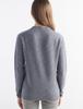 Women's Slimming Wool Long-Sleeve Half-High Neck Top - Solid Color, Versatile Basic
