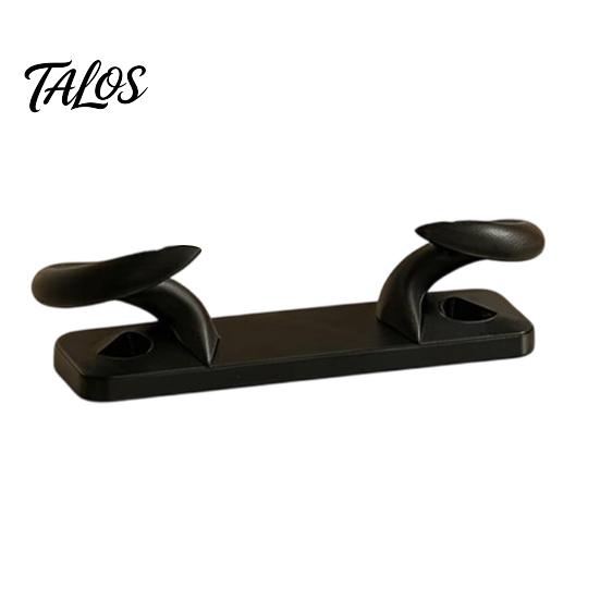 Talos 3D Printed Angled Horn Handle Stand, Universal Controller Holder with Anti‑Slip Base, Creative Rack for PS5 Xbox PC Gaming Controllers,