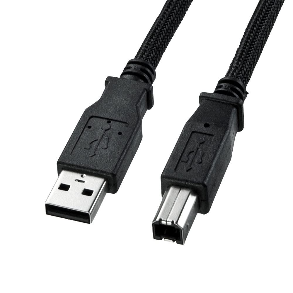 

Sanwa поставляет нейлоновый сетчатый кабель USB2.0 (3m) КУ20-НМ30К2 чёрный