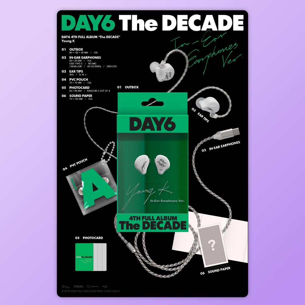 (PRE-ORDER) DAY6 - 4th Album The DECADE (In-Ear Earphones Ver.)