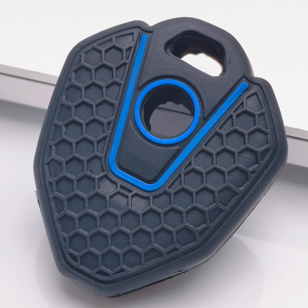 Silicone Motorcycle Key Cover for CFMOTO 450MT Mt450 250SR 300SR 400SR 450SR 650SR 700CLX 800MT 650MT 125NK 250NK 400NK 650NK 800NK 700MT Key Fob Case