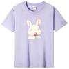 Fun Cat Print Short-sleeved T-shirt Women Summer New Loose Cotton Top Bottoming Shirt