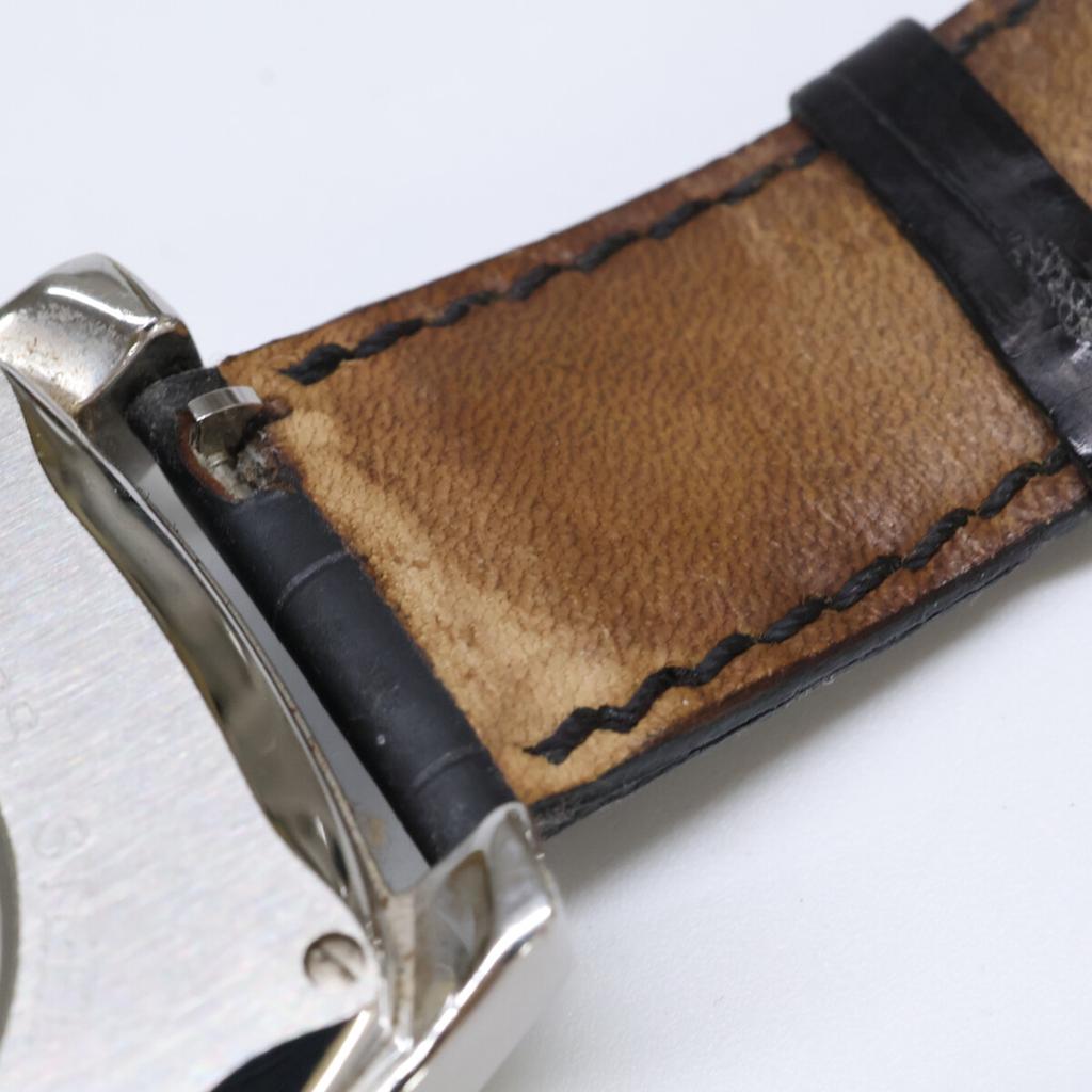 BARNEYS NEWYORK ETA2824-2 Date See-through Back Mechanical Automatic Watches Silver / BlackUsed