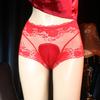 Sexy Spitzen-Slips Herren und Damen gleich Hochtailliert Drag-Spitze versteckte jj gefälschte Damen-Slips D dreidimensionaler Überzug