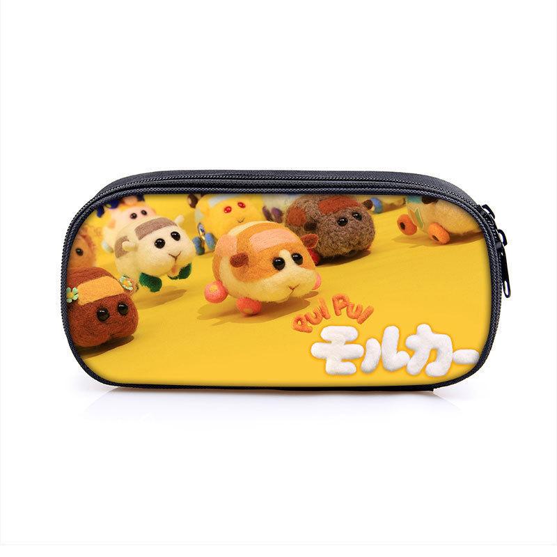 Pui Pui Kids Pencil Case With Nylon Material For School And Travel