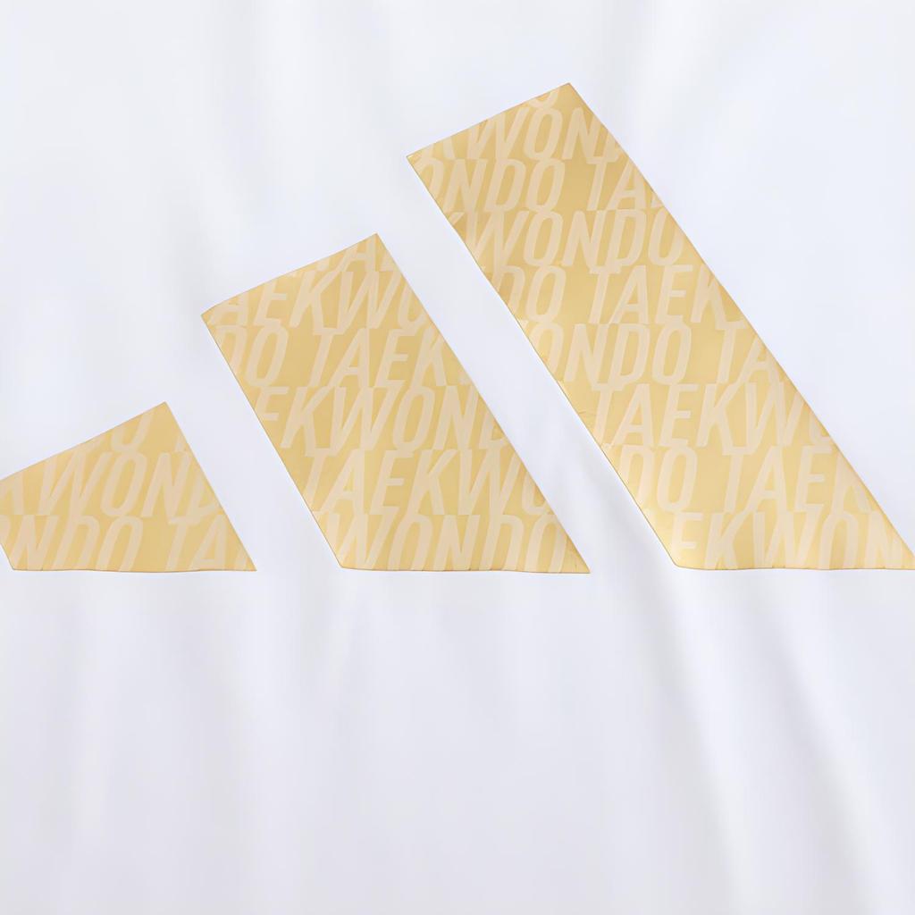 Adidas Printed Logo Knitted Round Neck Short Sleeve T-Shirt Unisex Tops Platinum ADICLTSPSTK-WG