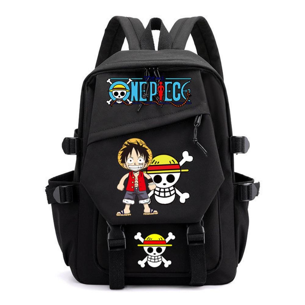 Anime ONE PIECE schoolbag children's backpack primary school bag male and female junior high school students college students campus backpack