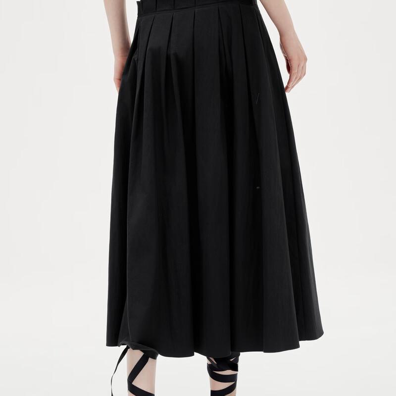 

ELLE Women s High-Waisted Pleated Midi Skirt S