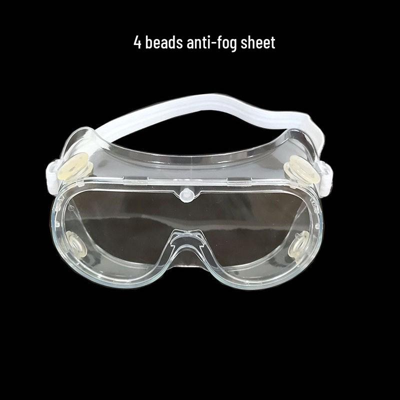 Large Frame Anti-Mist Safety Goggles with Impact Protection and Dustproof Shield