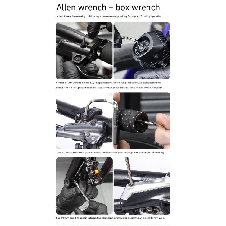 Fahrräder Hydraulische Scheibenbremse Öl Entlüftungskits Fahrräder Mineralöl Hydraulische Scheibe Professionelles Werkzeugset Fahrrad Reparaturwerkzeug