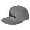 Fashion Chinese Party City New Year Festivity Flat Brim Sun Hat  Urban Casual Golf Cap