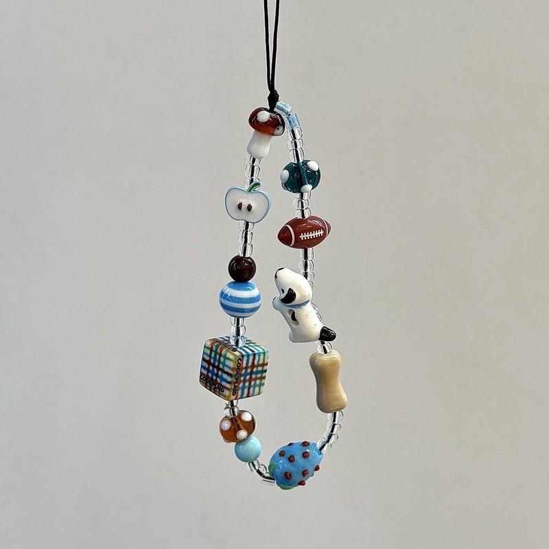 Ceramic Dog Phone Lanyard With Pvc Material Handcrafted For Men And Women