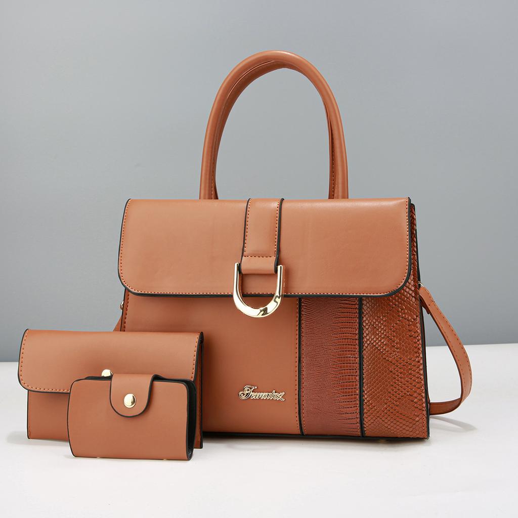 Atmospheric splicing women's bag handbag mother and child bag texture bag shoulder bag women's bag