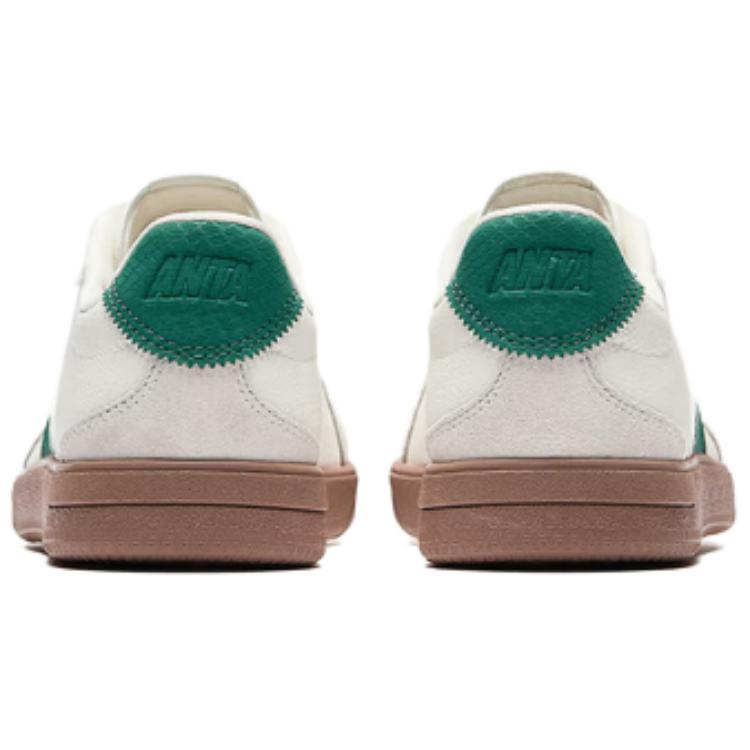 Anta TT Cushioning, Wear Resistant Low top Skateboard Shoes Women's White Green 922548019-1
