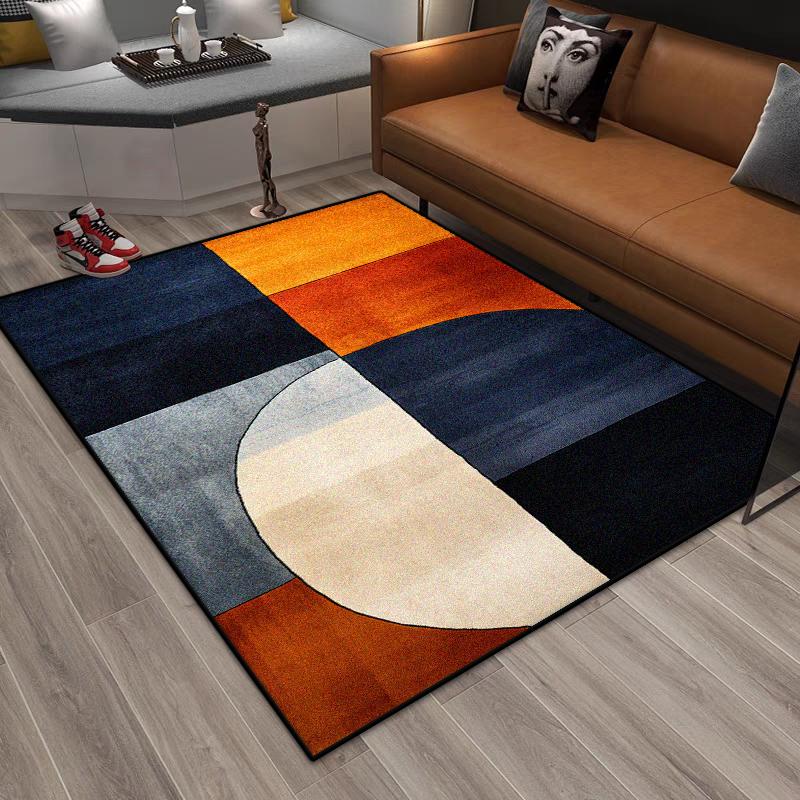 New Trend Geometric Pattern Area Rugs For Living Room Decor Home 3D Printed Carpets Luxury Bedroom Non-Slip Floor Mat Lounge Rug