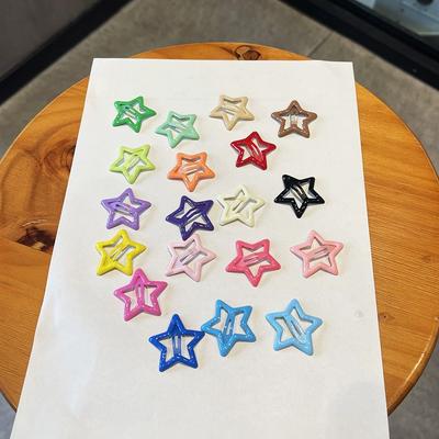 10pcs Mini Baby BB Clip Shiny Surface Kawaii Cute Candy Color Children Side Hair Pin Fashion Bangs Clip Kids Headwear