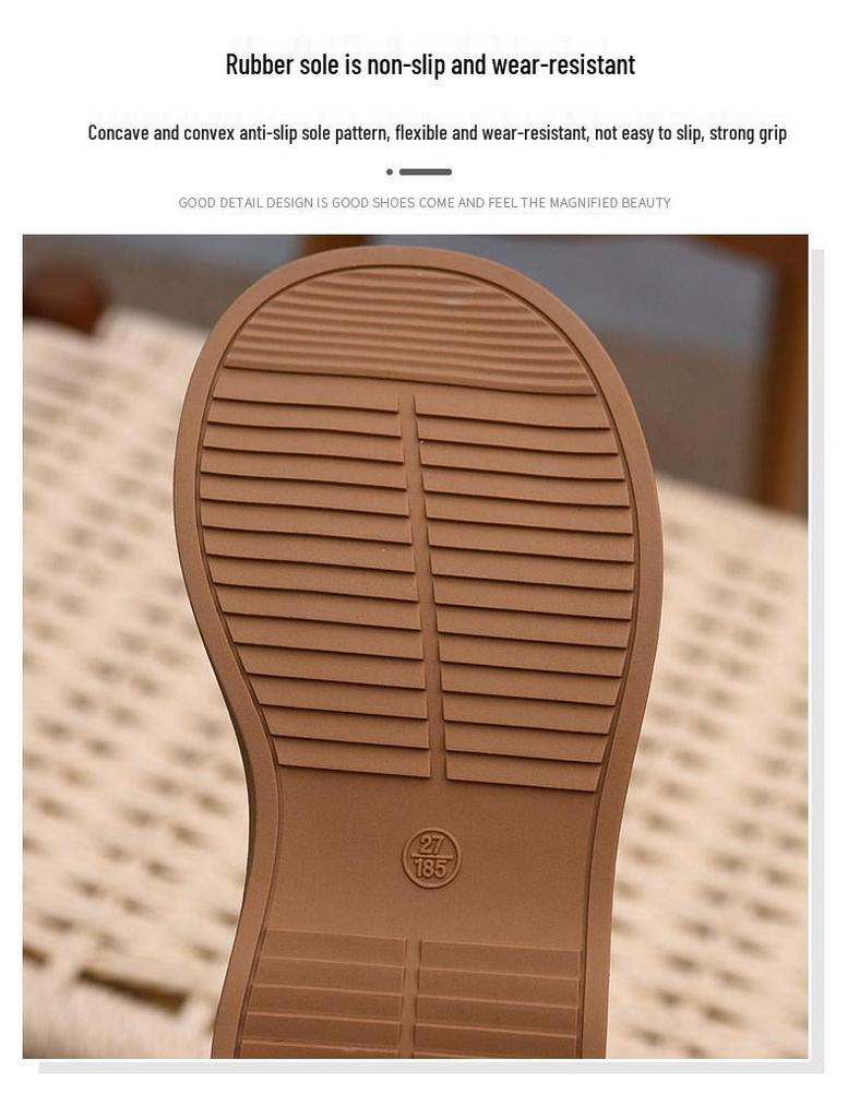 Girls' Cute Leather Shoes - Soft Sole, Stylish Spring/Autumn 2026 Edition