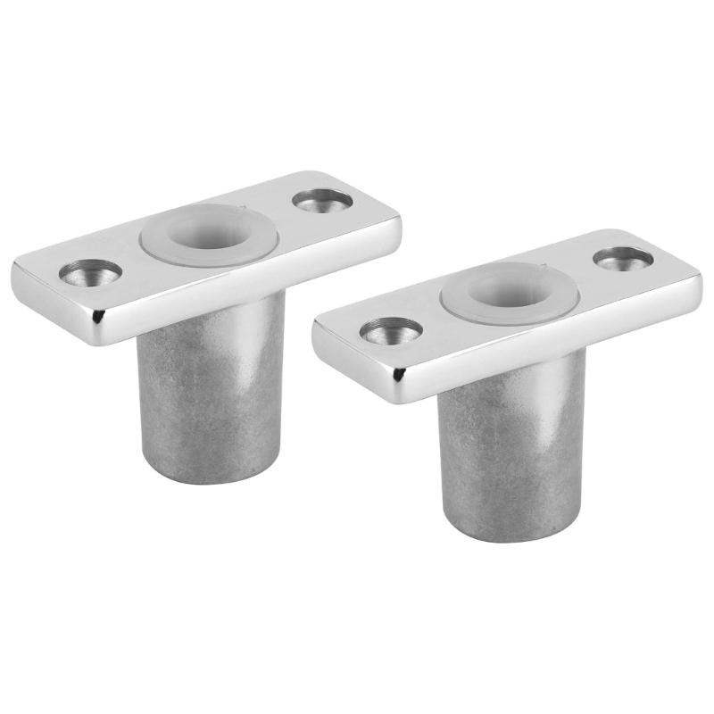 Polished T Type Holder Base Steel Marine Grade Mounting Bracket For