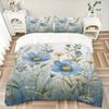 3pcs Blue Dream Quilt Cover Set, Soft and Cozy Bedroom