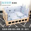 Solid Wood Dog Bed Off The Ground Autumn And Winter Princess Kennel Universal In All Seasons Removable And Washable Teddy Cat Ne