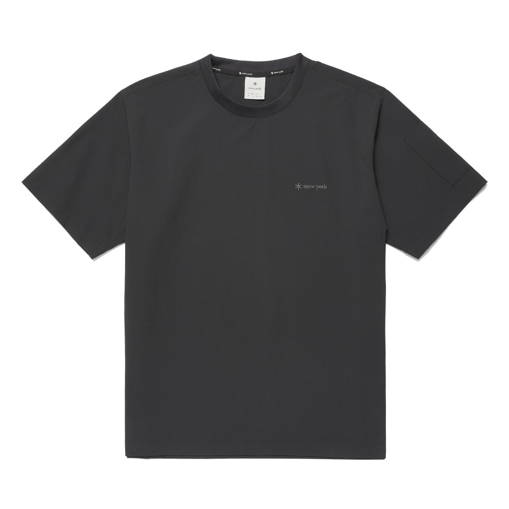 [Snowpeak] Lightweight Cordura Short Sleeve T-shirt Charcoal (S26MMPTS04)