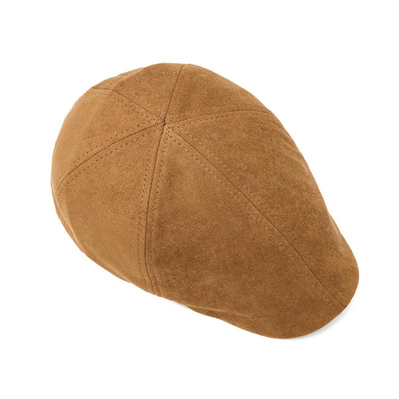 Autumn Winter Beret Men's Warm British Style Newsboy Cap Retro Paintsman Cap Women's Forward Cap