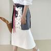 French Ribbon Waterproof Half Apron
