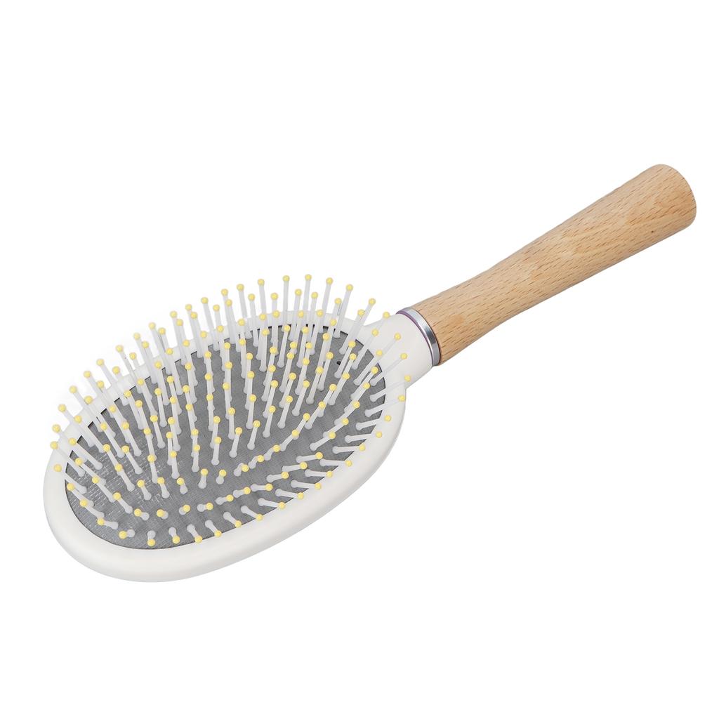 Hair Brush Natural Environmental Beech Paddle Brush for Thick Curly Thin Long Short Wet Dry Hair