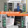 VEVOR Refrigerant Tank Rack, with 3 X 30lbs and Other 3 Small Bottle Tanks, Cylinder Tank Rack 12.79x12.99x47.12 In