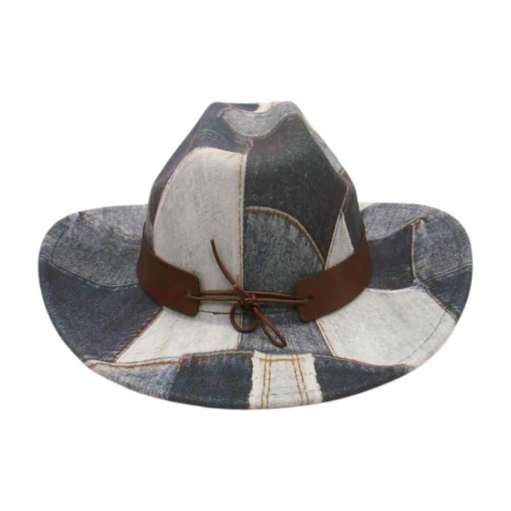 Travel Vacation  Hot Sale Jazz Hat Ethnic Style Fashion Street Shot Felt Hat Western Retro Cowboy Hat