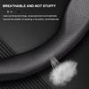 fypaj3 Car Carbon Fiber Ventilate Steering Wheel Cover Ford ST Mondeo F150 Fusion Mustang EXPLORER ESCAPE EDGE Fiesta Focus Kuga Ranger