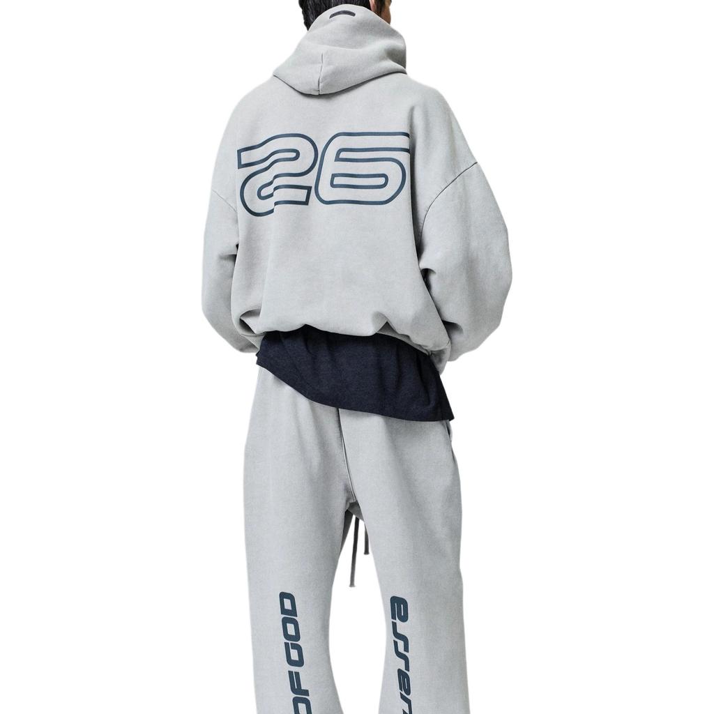 Fear of God Essentials Heavy Fleece 90s Hoodie 'Smoke Grey' Men's 192HO256561F