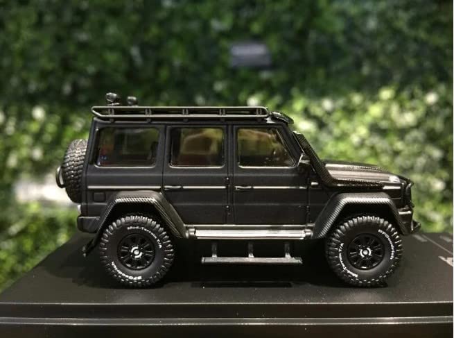 Almost Real Brabus 550 Adventure 2017 Matt Black Scale Complete Diecast Car Mercedes-Benz G-Class 4x4² - - 1/64 (Product Number 660303001)