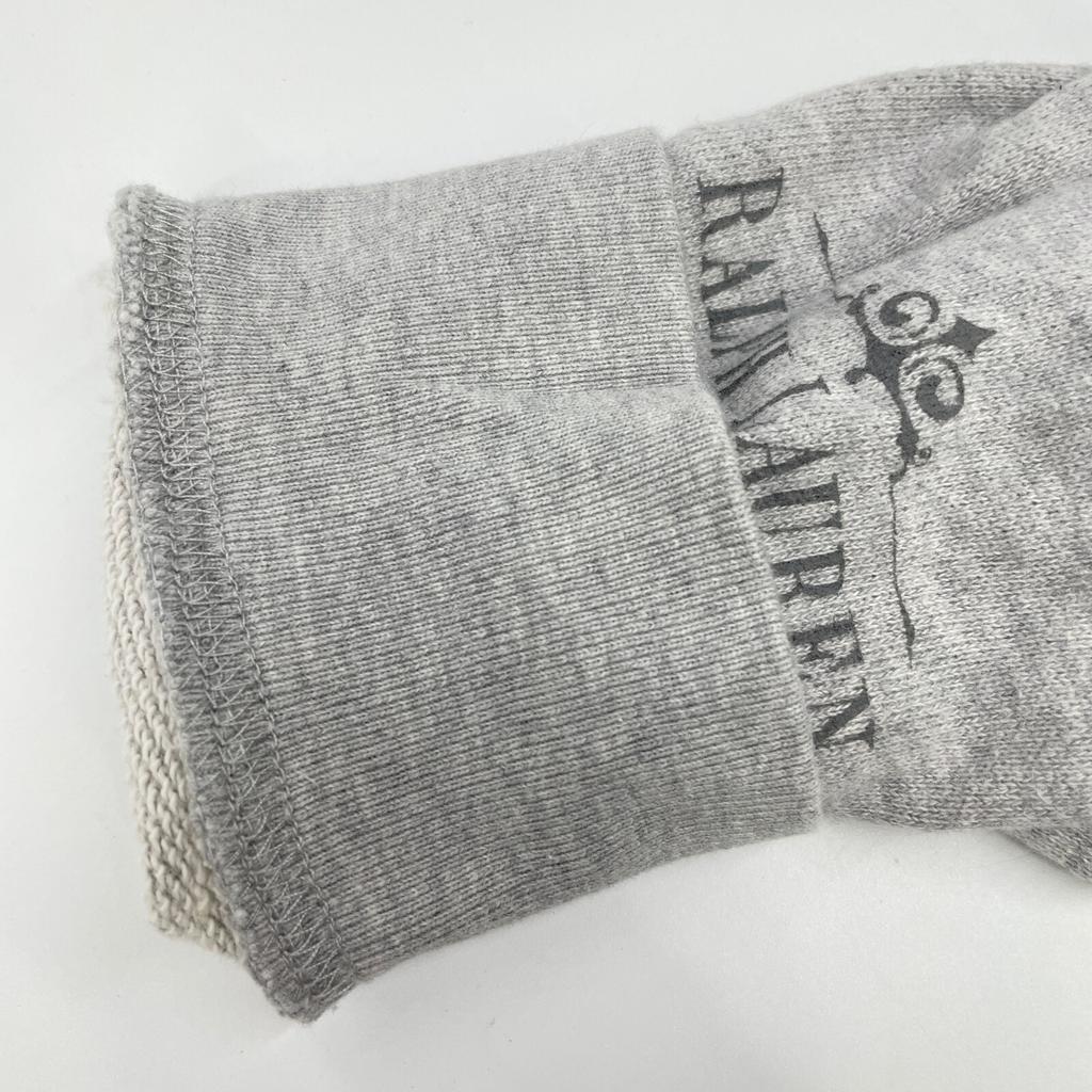 POLO RALPH LAUREN Grey Porrobear Sketch Parka tops L grayUsed